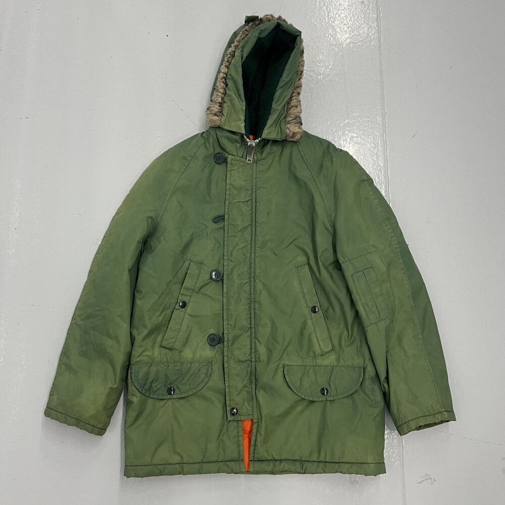 Vintage 70s US Air Force Green N-3B Cold Weather Parka